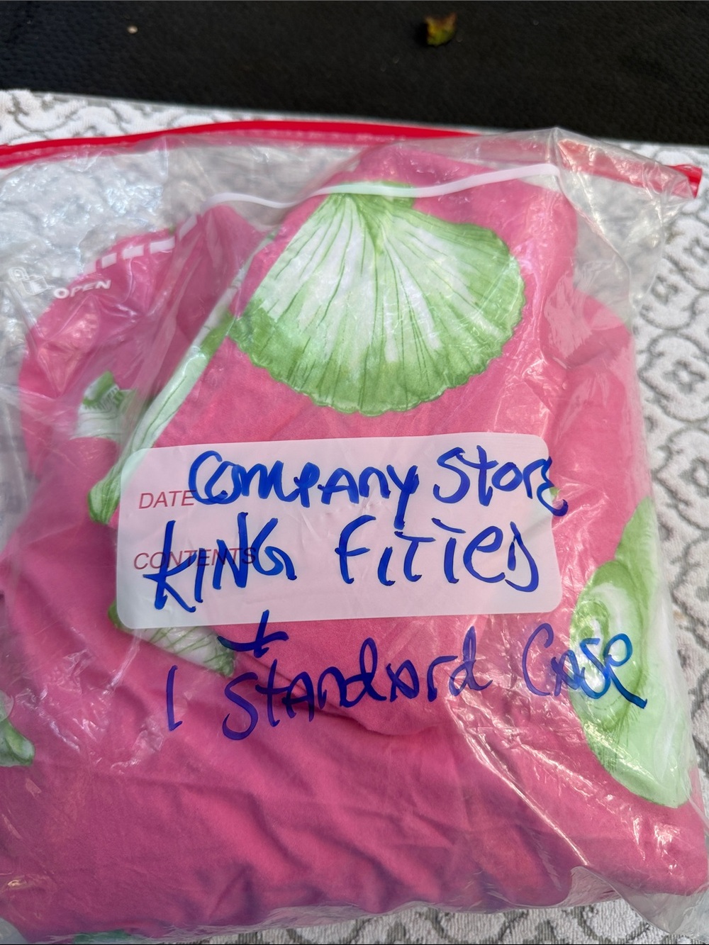 King fitted shell sheet company store plus 1 standard case cotton company store